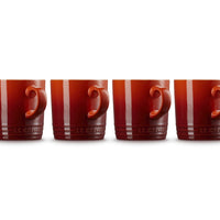 35 cl - Le Creuset London Tazza Mug In Gres Vetrificato Set 4 Pz