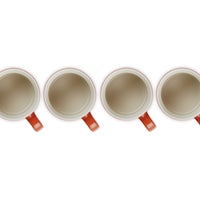 35 cl - Le Creuset London Tazza Mug In Gres Vetrificato Set 4 Pz
