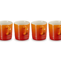 35 cl - Le Creuset London Tazza Mug In Gres Vetrificato Set 4 Pz