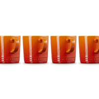 35 cl - Le Creuset London Tazza Mug In Gres Vetrificato Set 4 Pz