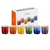 20 cl - London Cappuccinokop van Verglaasd Steengoed - Set 6 Stuks