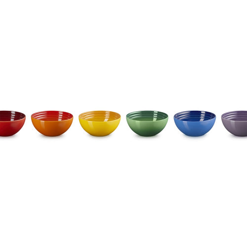 12 cm - Le Creuset Arte Della Tavola Vancouver Ciotola Snack In Gres Vetrificato Set 6 Pz