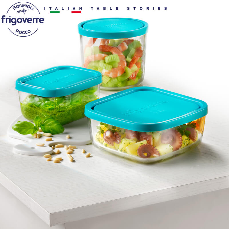 12 Cm Bormioli Rocco Frigoverre Classic Contenitore Per Alimenti Alto