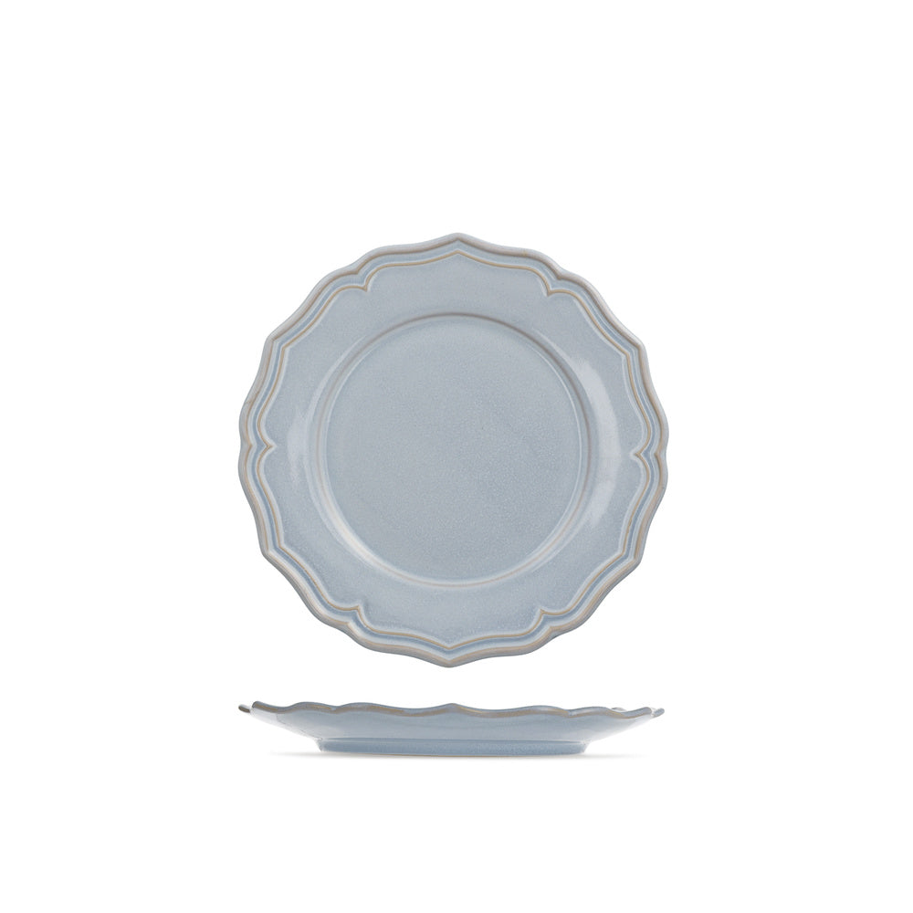 23 cm - H&H Sinfonia Piatto Frutta In Stoneware - Set 6 Pz