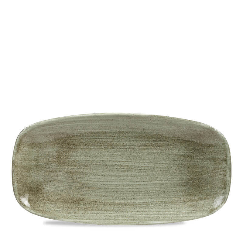 29.5x15.3 cm - Stonecast Rectangular Serving Plate in Vitrified Porcelain