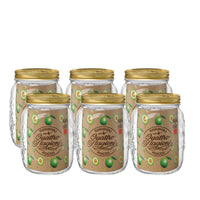 200 Cl Bormioli Rocco Quattro Stagioni Vaso Set 6 Pz