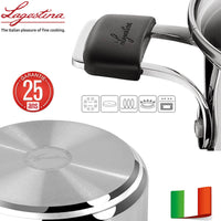 Lagostina Tempra Set Pentole In Acciaio Inox Set 6 Pz