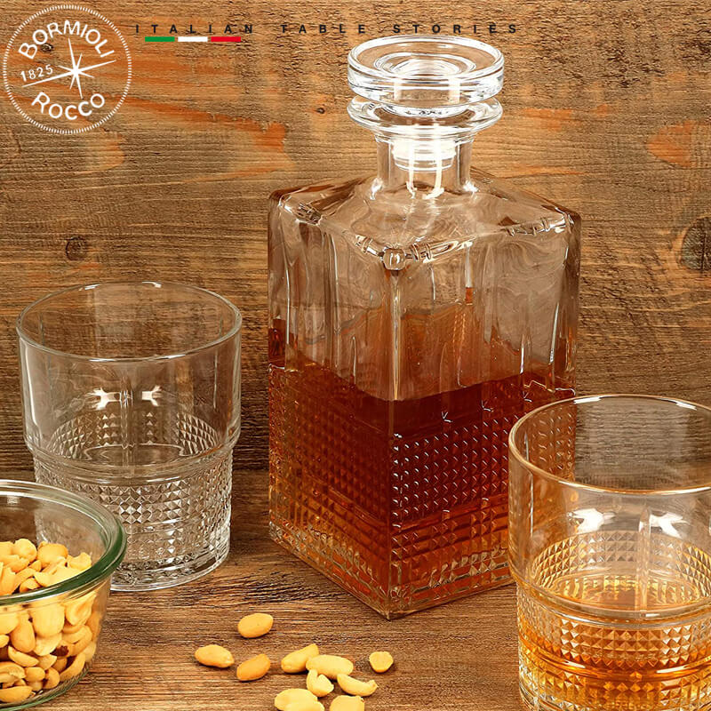 75 Cl Bormioli Rocco Bartender Novecento Decanter In Vetro