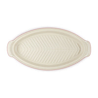 34 cm - Le Creuset Tradition Pesciera Ovale Con Coperchio In Gres Vetrificato