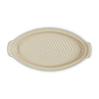 34 cm - Le Creuset Tradition Pesciera Ovale Con Coperchio In Gres Vetrificato
