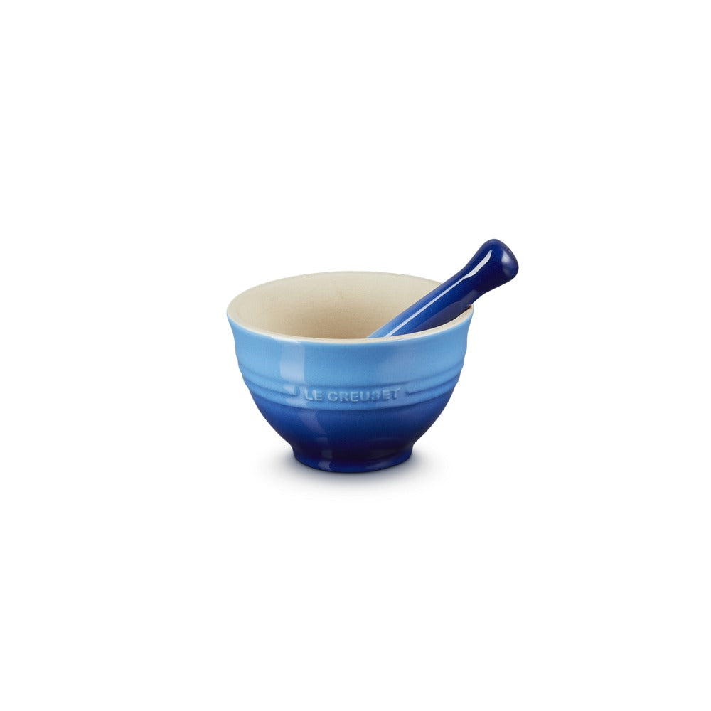 30 cl - Le Creuset Mortaio Con Pestello In Gres Vetrificato