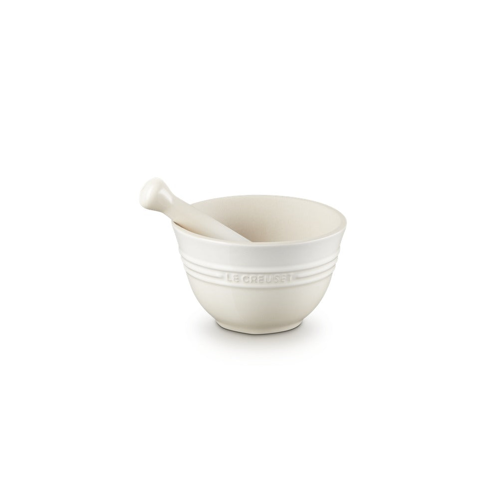 30 cl - Le Creuset Mortaio Con Pestello In Gres Vetrificato