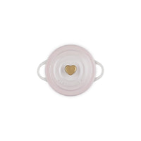 10 cm - Le Creuset Mini Cocotte Con Pomolo Cuore In Gres Vetrificato