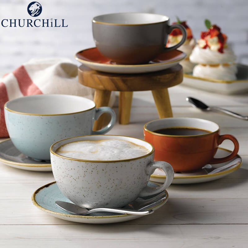 10 Cl Churchill Stonecast Tazzina Caffe In Porcellana