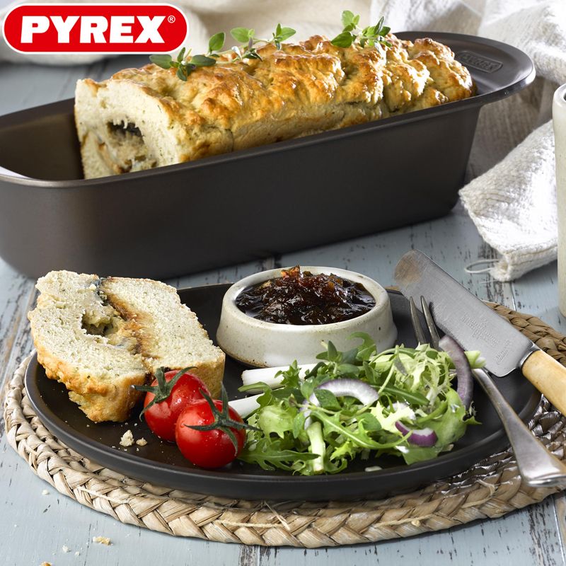 30X11 Cm Pyrex Asimetria Stampo Crostata Rettangolare Antiaderente