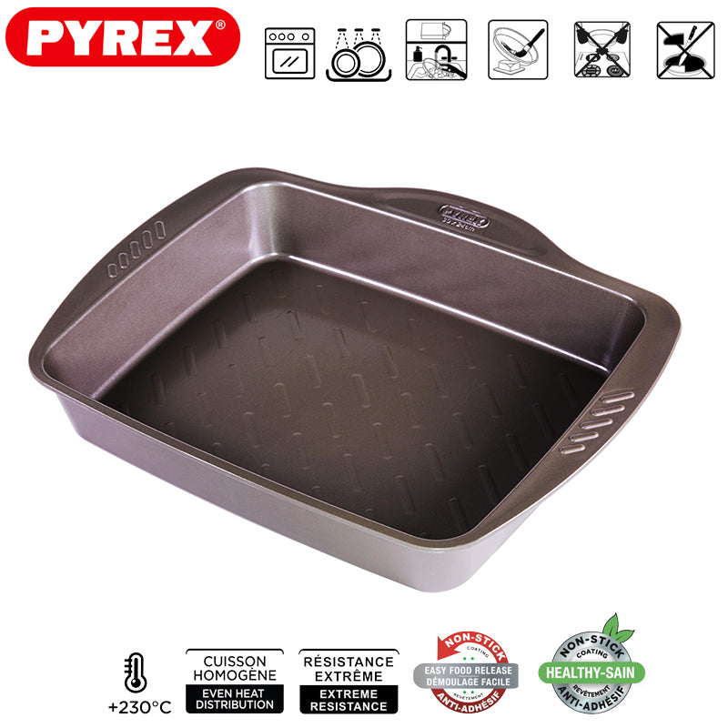 Pyrex Asimetria Teglia Rettangolare Antiaderente