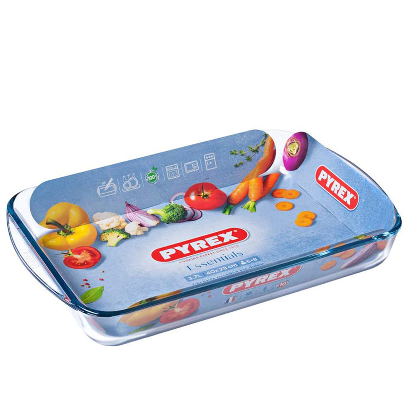 Pyrex Essentials Teglia Per Lasagna Rettangolare In Vetro Borosilicato