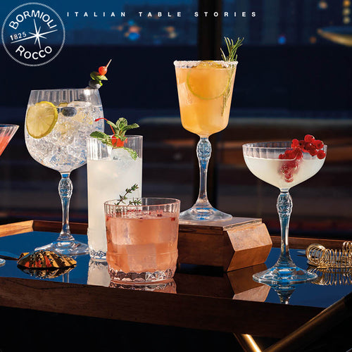 25 Cl Bormioli Rocco America 20S Calice Cocktail In Vetro Set 6 Pezzi