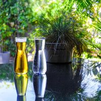 1.05 Litri - Leerdam Crisal Ensemble Caraffa In Vetro Set 6 Pz