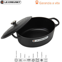 33 Cm Le Creuset Cocotte Evolution Casseruola Ovale In Ghisa