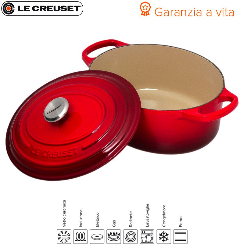 40 Cm Le Creuset Cocotte Evolution Casseruola Ovale In Ghisa