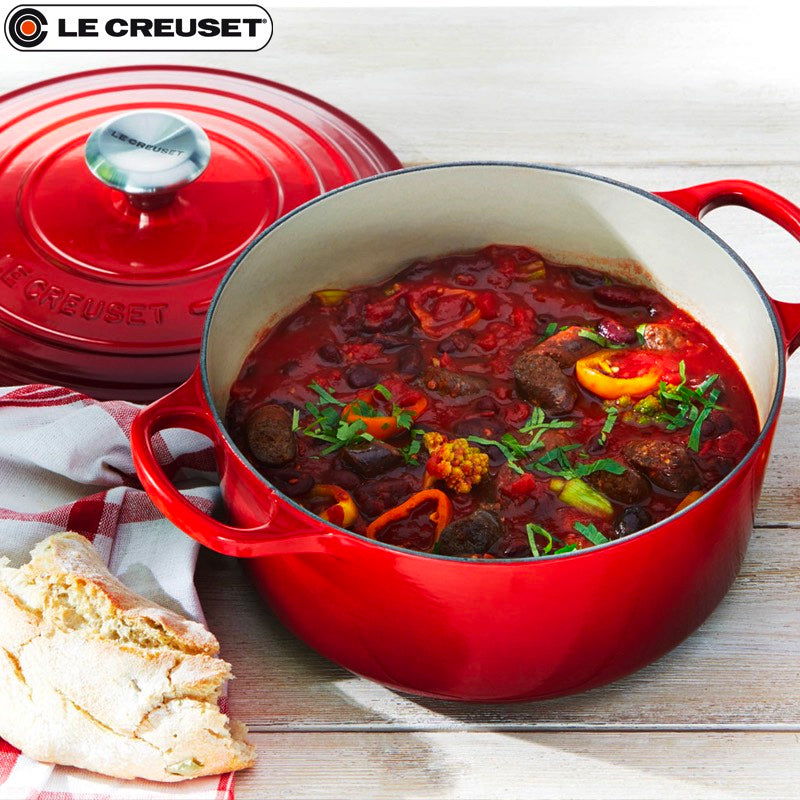 30 Cm Le Creuset Cocotte Evolution Casseruola Rotonda In Ghisa
