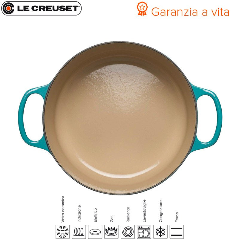 24 Cm Le Creuset Cocotte Evolution Casseruola Rotonda In Ghisa