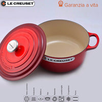 26 Cm Le Creuset Cocotte Evolution Casseruola Rotonda In Ghisa