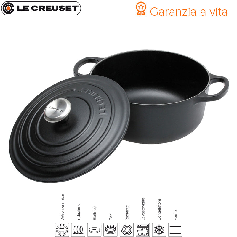20 Cm Le Creuset Cocotte Evolution Casseruola Rotonda In Ghisa