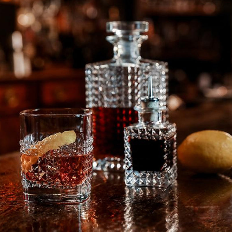 Mixology Elixir Whiskey Set Bottle And Glasses - Set 5 Pieces