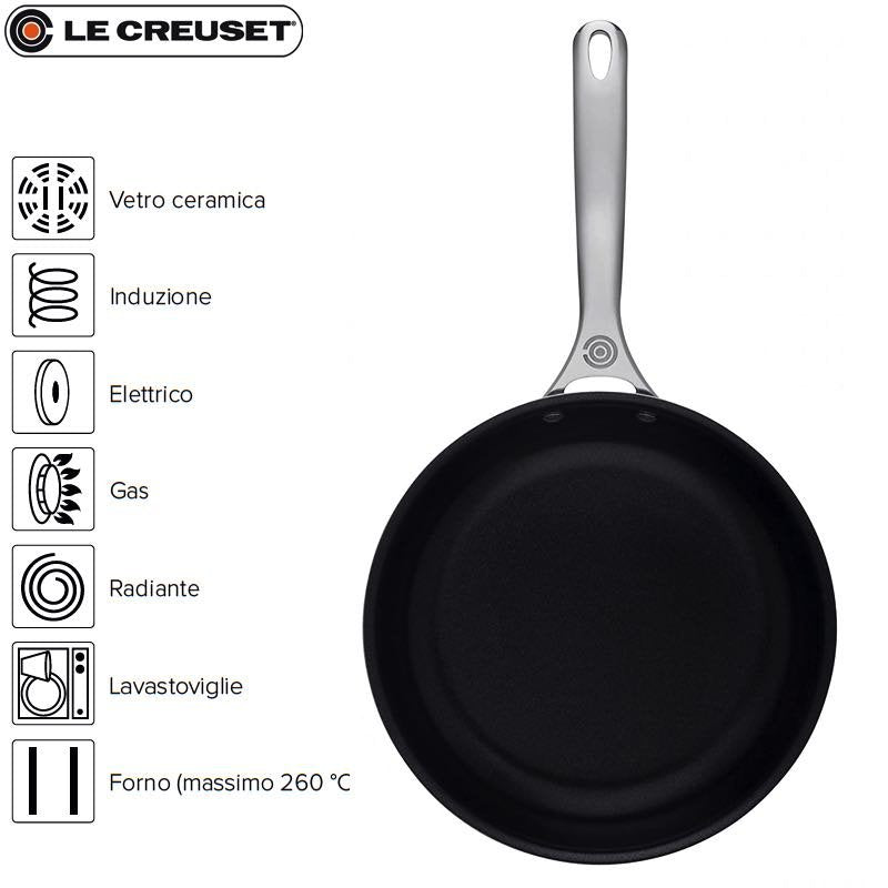 Le Creuset Padella Bassa Antiaderente In Acciaio Inox