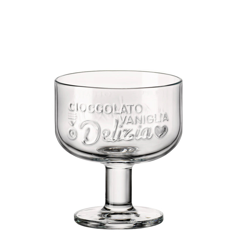 28 Cl Bormioli Rocco Graphica Coppa Dessert In Vetro Temperato Set 6 Pezzi