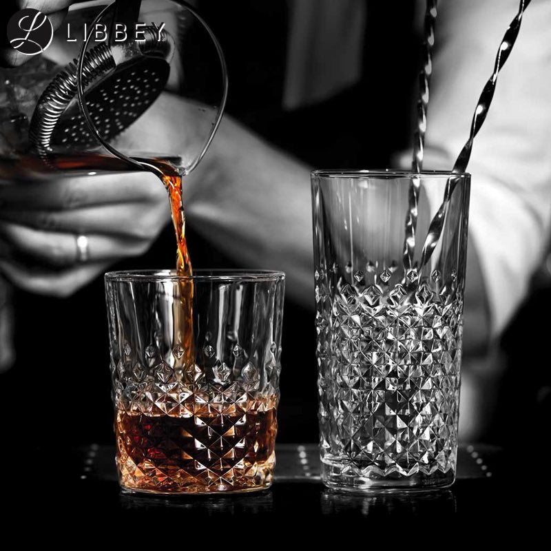 41 4 Cl Libbey Carats Bicchiere Bibita In Vetro Set 12 Pezzi
