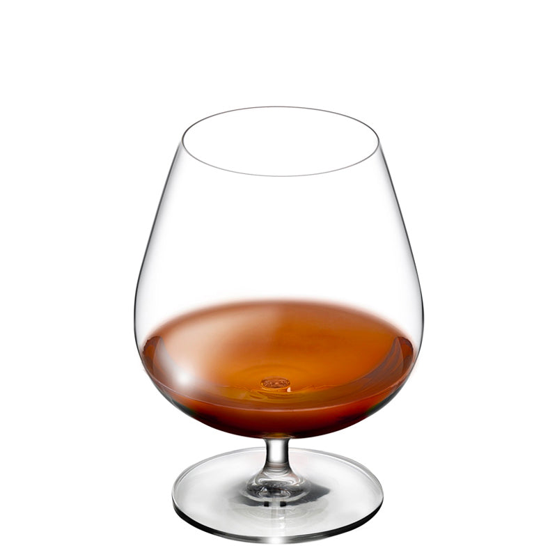 94 Cl Nude Vintage Calice Cognac In Vetro Set 6 Pz