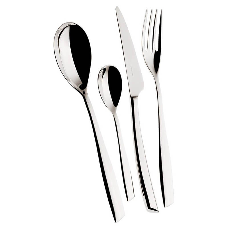 Bugatti Riviera Servizio Posate Acciaio Inox Set 24 Pz