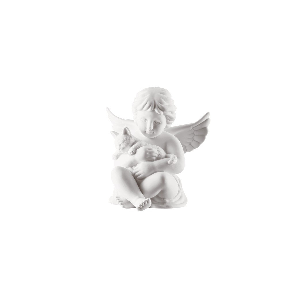 Rosenthal Angels Angelo Con Gatto In Porcellana
