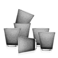 30 Cl Bollicine Bicchiere Acqua In Vetro Set 6 Pezzi