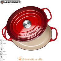 27 Cm Le Creuset Cocotte Evolution Casseruola Ovale In Ghisa