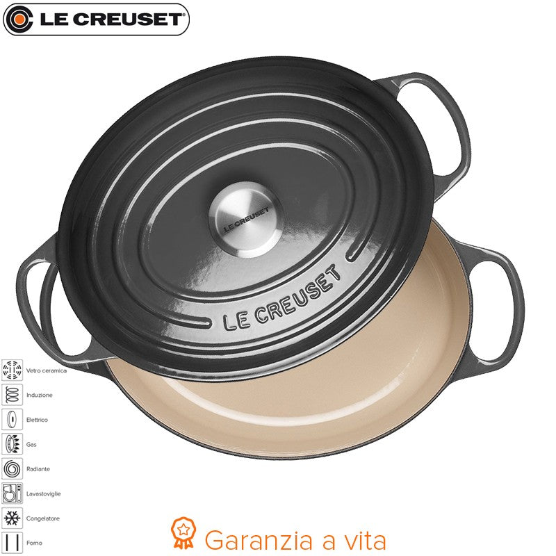 27 Cm Le Creuset Cocotte Evolution Casseruola Ovale In Ghisa