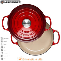 22 Cm Le Creuset Cocotte Evolution Casseruola Rotonda In Ghisa