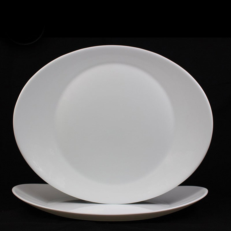 32X26 Cm Bormioli Rocco Prometeo Piatto Bistecca In Vetro Opale
