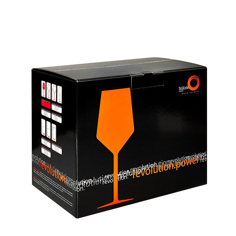 49 Cl Stolzle Lausitz Revolution Calice Vino Rosso In Vetro Set 6 Pezzi