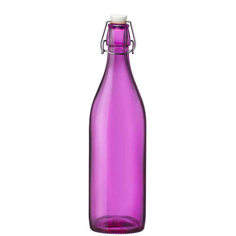 1 Litro Bormioli Rocco Giara Bottiglia Acqua In Vetro Set 6 Pezzi