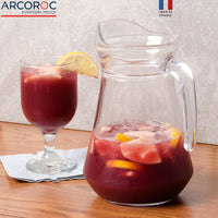 1 3 Litri Arcoroc Arc Brocca In Vetro Set 6 Pezzi