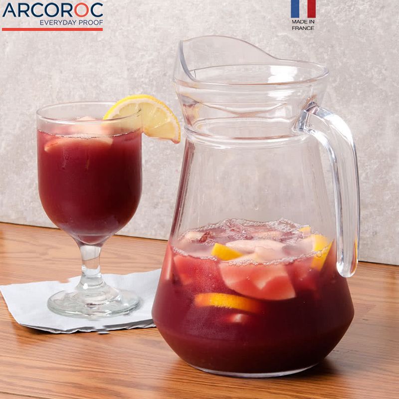 1 3 Litri Arcoroc Arc Brocca In Vetro Set 6 Pezzi