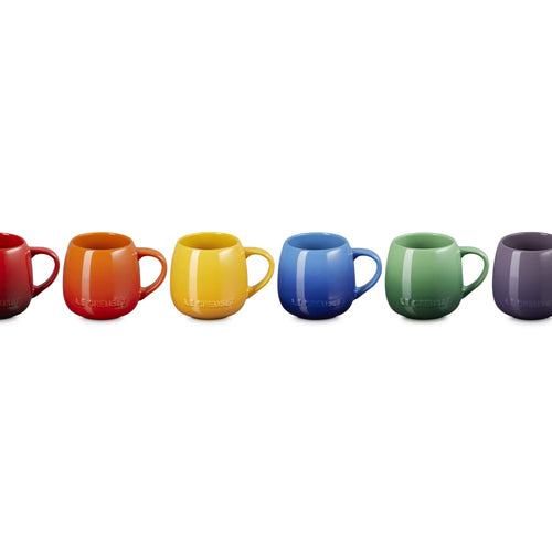 32 cl - Le Creuset Coupe Tazza Mug In Gres Vetrificato Set 6 Pz