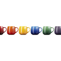 32 cl - Le Creuset Coupe Tazza Mug In Gres Vetrificato Set 6 Pz
