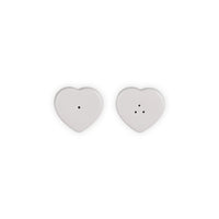 13 cl - Le Creuset Cuore Saliera e Pepiera In Gres Vetrificato
