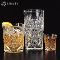 35 5 Cl Libbey Hobstar Bicchiere Acqua In Vetro Set 12 Pezzi