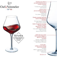 55 Cl Chef And Sommelier Reveal Up Calice Vino Rosso In Vetro Set 6 Pezzi